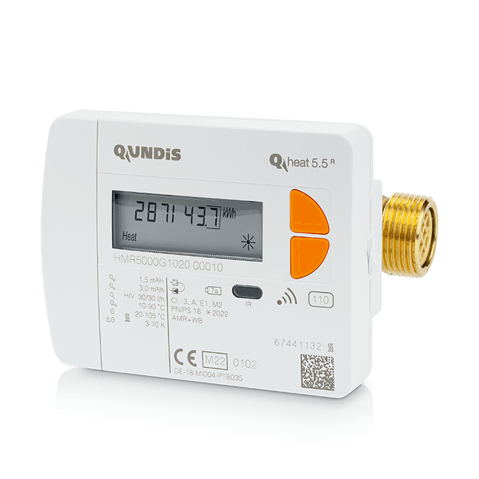 Heat meter Q heat 5.5 R - made by QUNDIS Heat meter Q heat 5.5 R